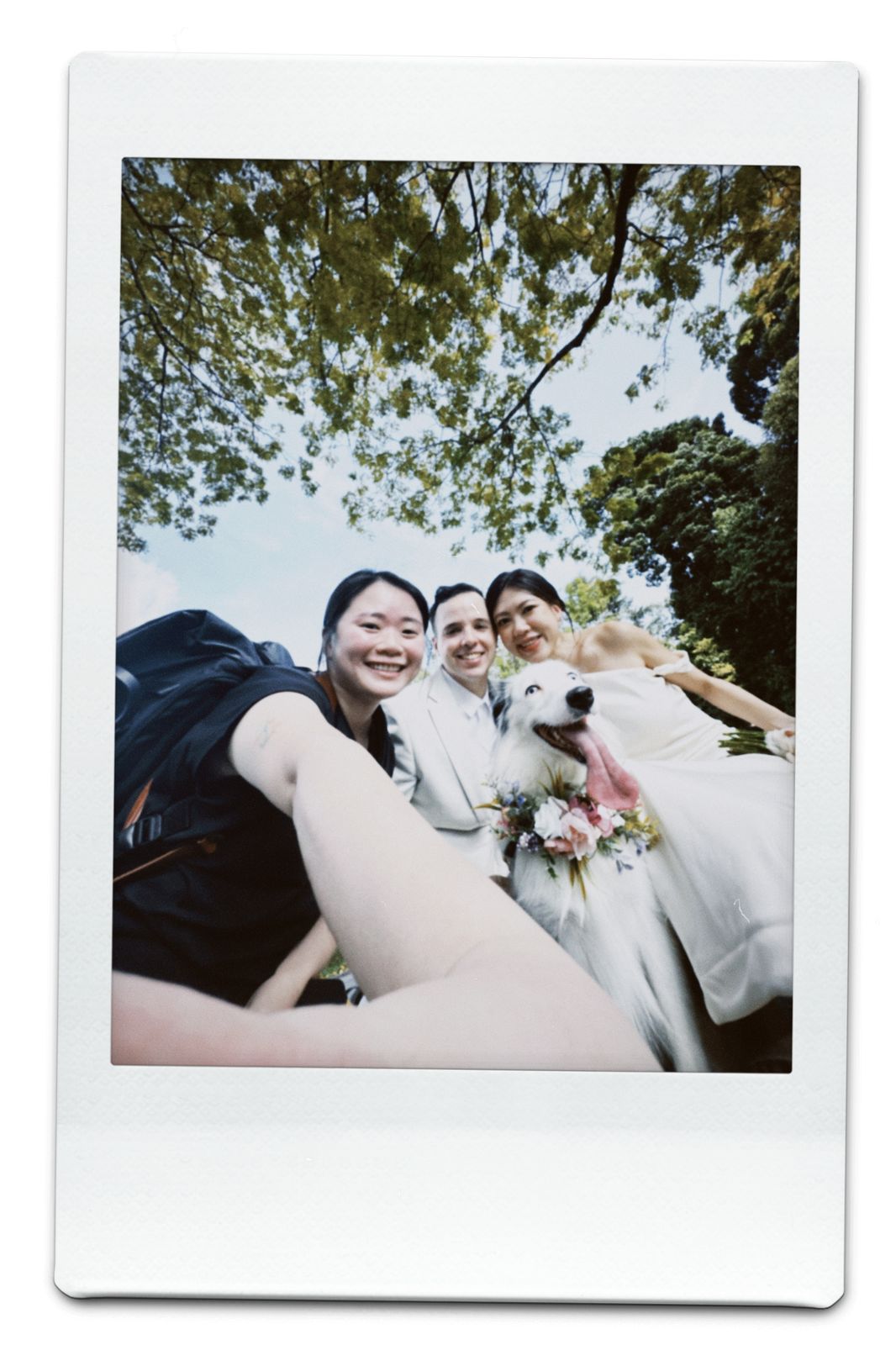 Photo with a couple I've worked with